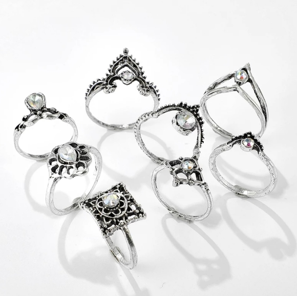 *Willow* Silver Ring Set - Picture 5 of 6